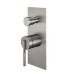 CADDENCE Brushed Nickel Wall Mixer with Diverter | BU0244.ST