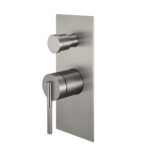 CADDENCE Brushed Nickel Wall Mixer with Diverter | BU0244.ST
