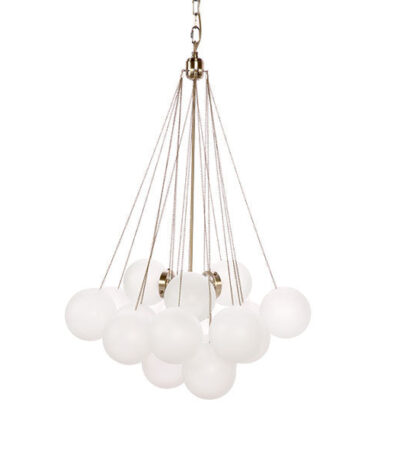 Café Lighting Cloud E14 Medium Pendant Frosted Glass