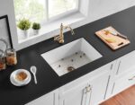 Camden Fireclay Top/undermount Single Bowl Sink - Gloss White - 810x480x254mm | FCS810GW