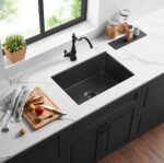 Camden Fireclay Top/undermount Single Bowl Sink - Matt Black - 810x480x254mm | FCS810MB