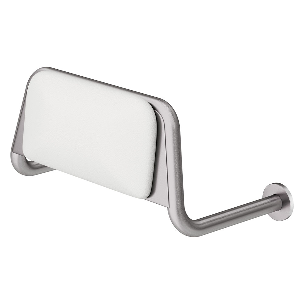 Care Back Rest with Cushion Plate, Stainless Steel