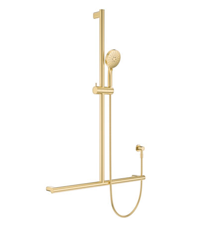 Care Inverted T Rail Shower, Urban Brass