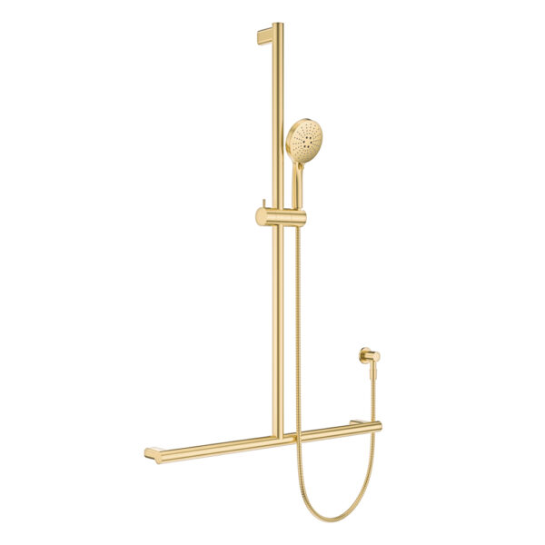 Care Inverted T Rail Shower, Urban Brass