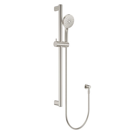 Care Rail Shower, Brushed Nickel