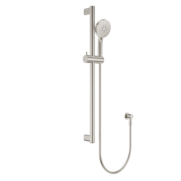 Care Rail Shower, Brushed Nickel