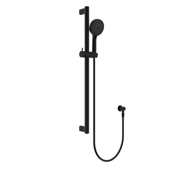 Care Rail Shower, Matte Black