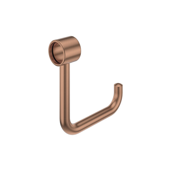 Care Roll Holder for Hand Rail, Brushed Copper