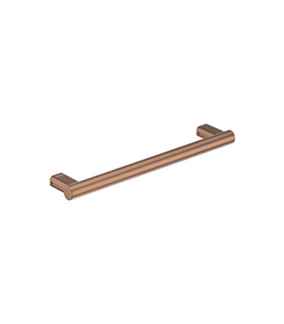 Care Slimline Hand Rail, 450mm, Brushed Copper