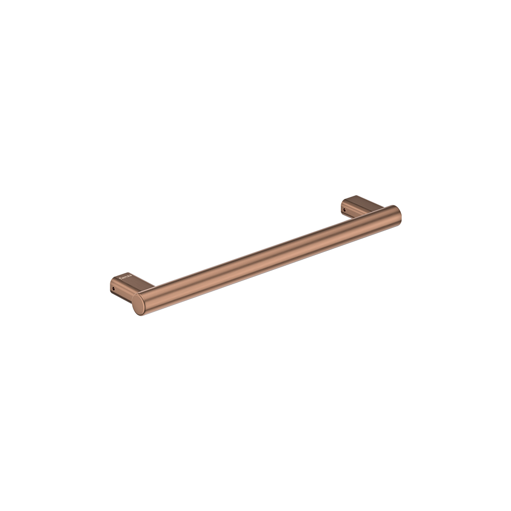 Care Slimline Hand Rail, 450mm, Brushed Copper