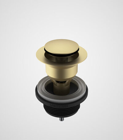 Caroma Basin Pop-up Plug and Waste Brushed Brass