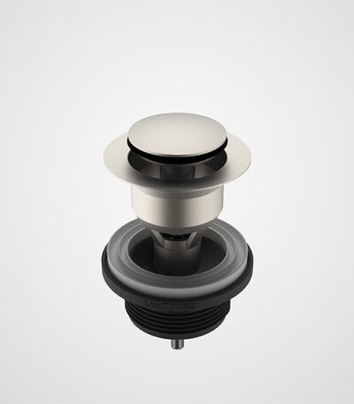 Caroma Basin Pop-up Plug and Waste Brushed Nickel