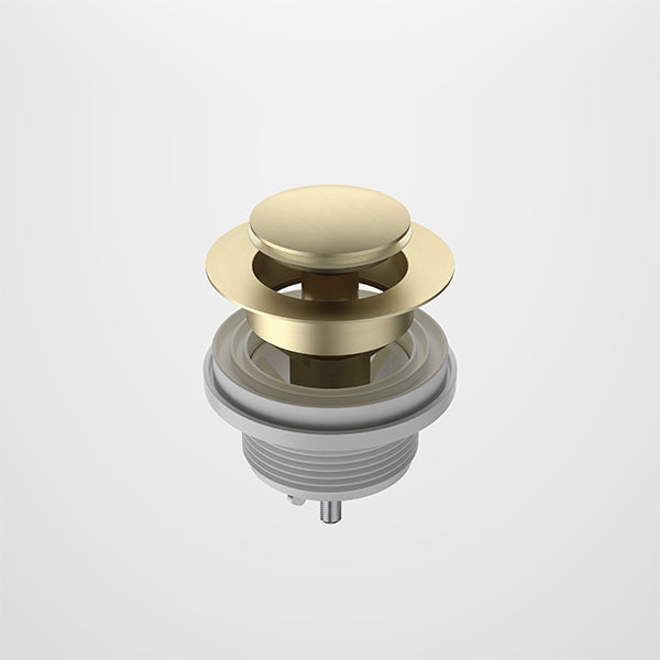 Caroma Bath Pop-up Plug & Waste Brushed Brass