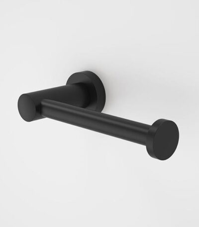 Caroma Cosmo Metal Toilet Roll Holder Matte Black