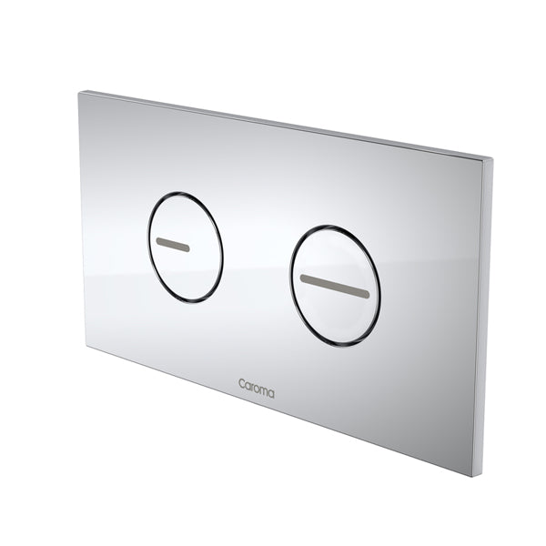 Caroma Invisi Series II Round Dual Flush Plate & Buttons