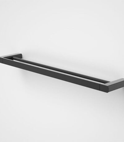 Caroma Luna Double Towel Rail Black