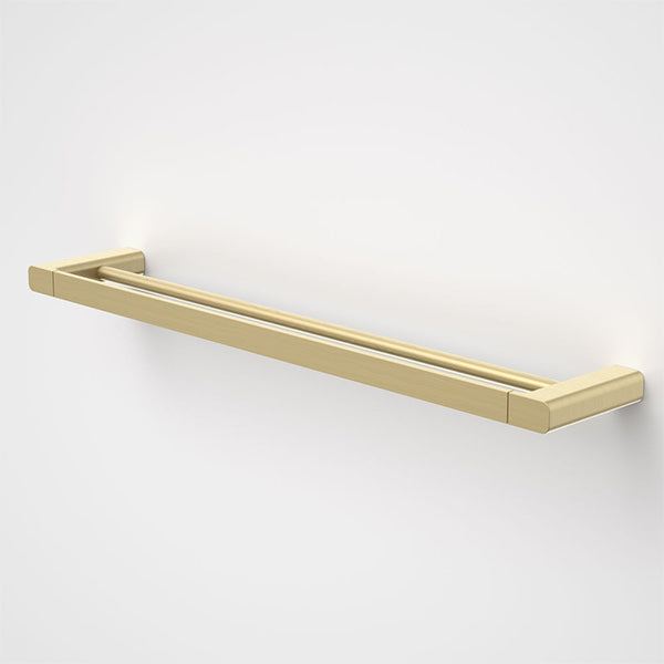 Caroma Luna Double Towel Rail Brushed Brass