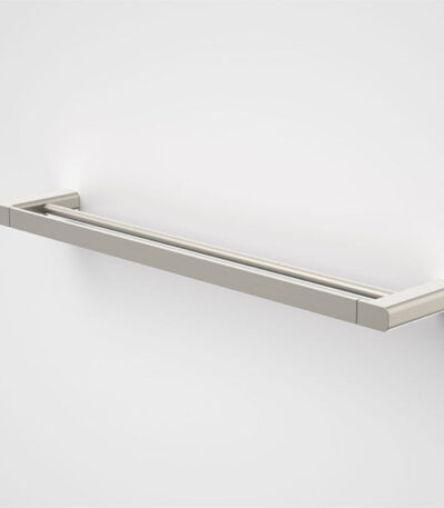 Caroma Luna Double Towel Rail Brushed Nickel