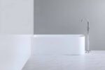 Casey Corner Back To Wall Bathtub - Matt White - Left Corner - 1700mm | CBT1700LMW-580