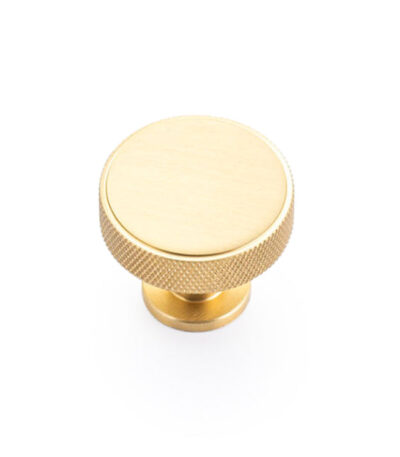 Castella Chelsea Knob Satin Brass 35mm