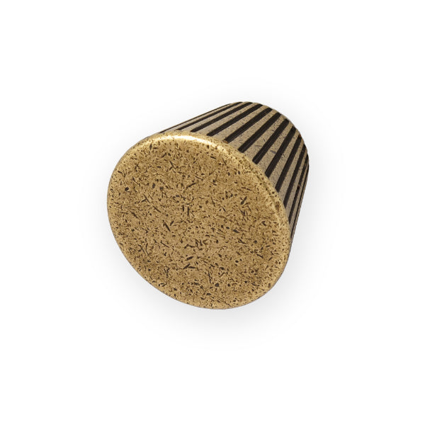 Castella Sorano Cone Knob Antique Brass 30mm