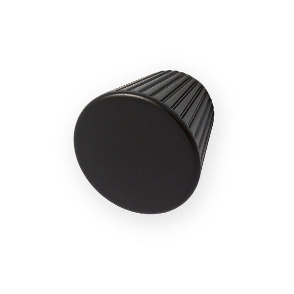 Castella Sorano Cone Knob Matt Black 30mm