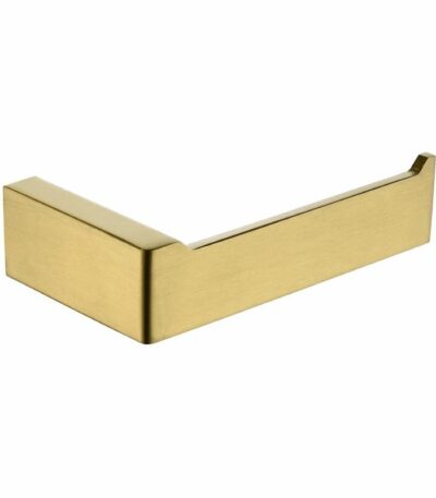 Cavallo Brushed Yellow Gold Square Toilet Roll Holder