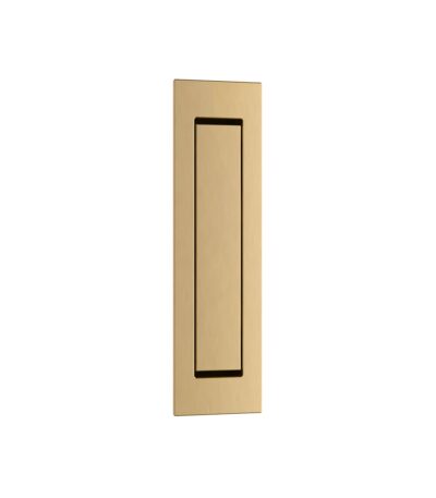 Cavity Slider Edge Pull - Brushed Brass