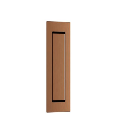 Cavity Slider Edge Pull - Brushed Copper