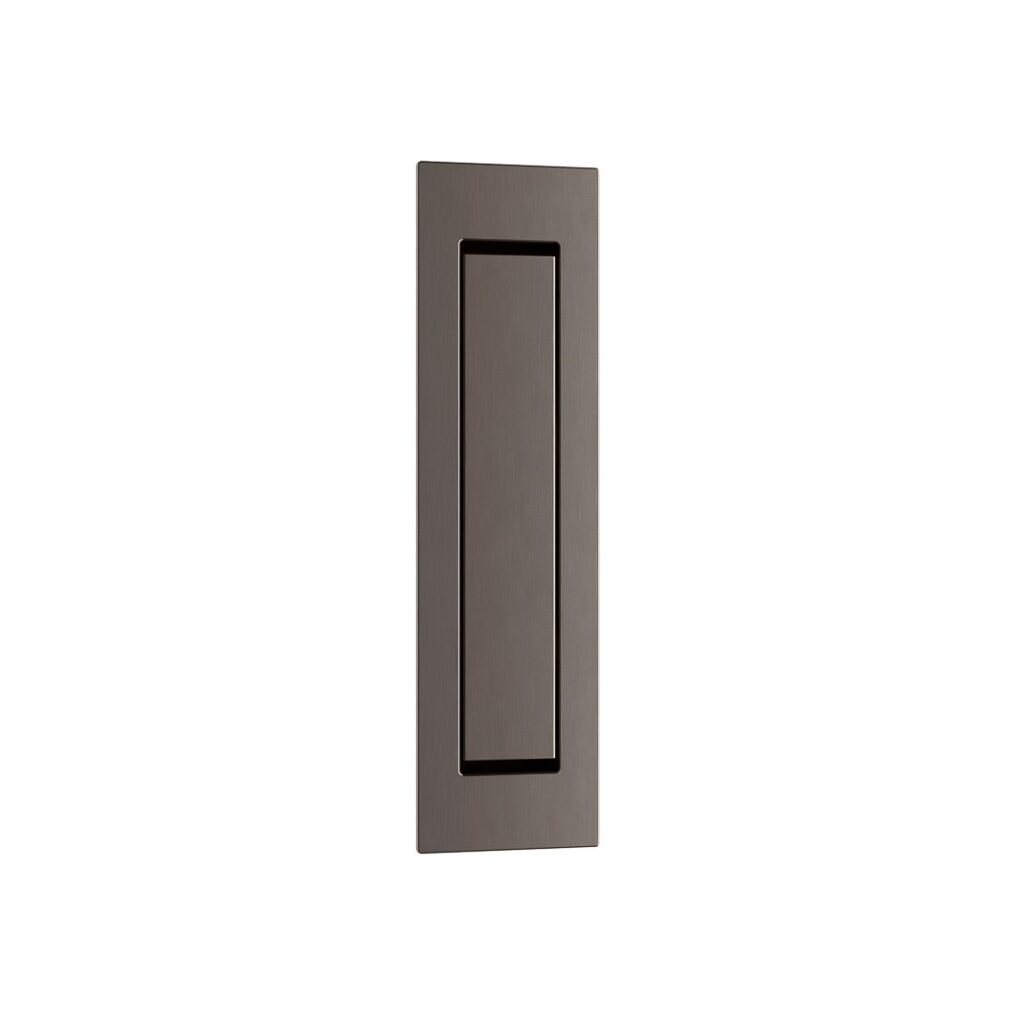 Cavity Slider Edge Pull - Brushed Gunmetal