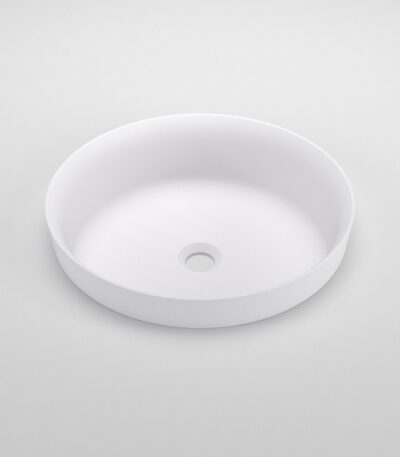 Celine Semi-Inset Basin - Matte White