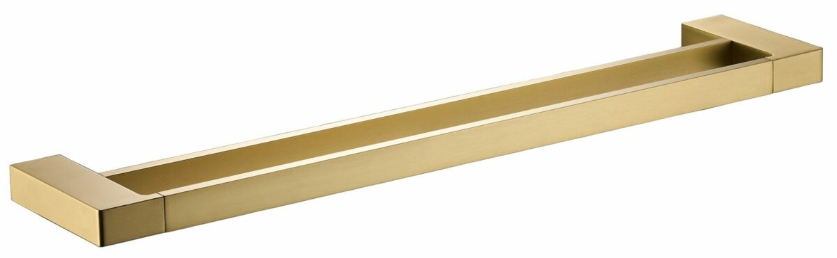 Ceram Double Towel Rail 800 mm - Brushed Gold | 55602-800-BG