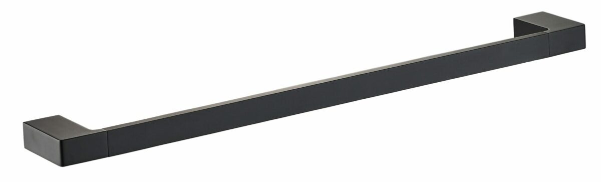 Ceram Single Towel Rail 600 mm - Matt Black | 55601-600-MB