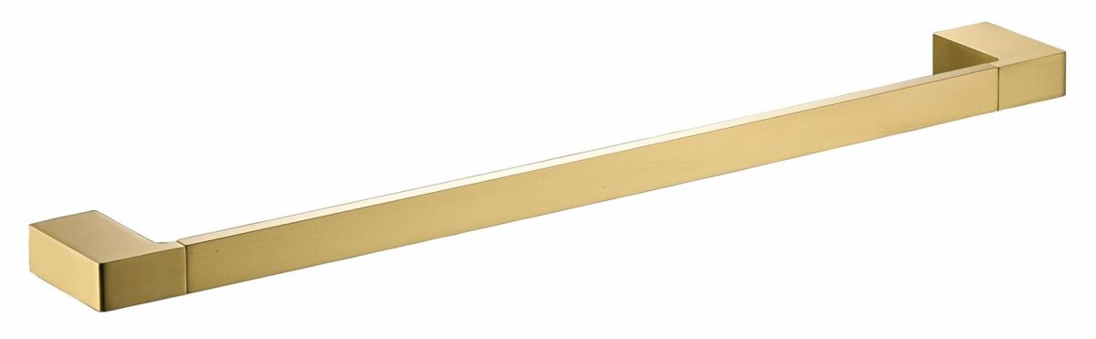 Ceram Single Towel Rail 800 mm - Brushed Gold | 55601-800-BG