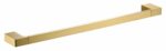 Ceram Single Towel Rail 800 mm - Brushed Gold | 55601-800-BG