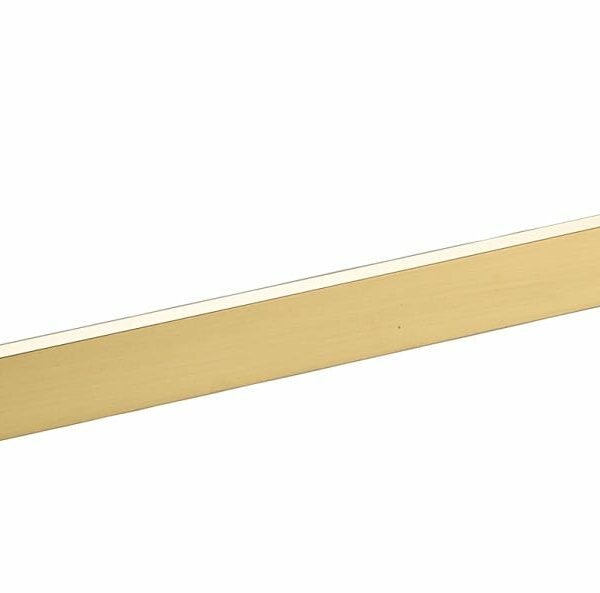Ceram Single Towel Rail 800 mm - Brushed Gold | 55601-800-BG