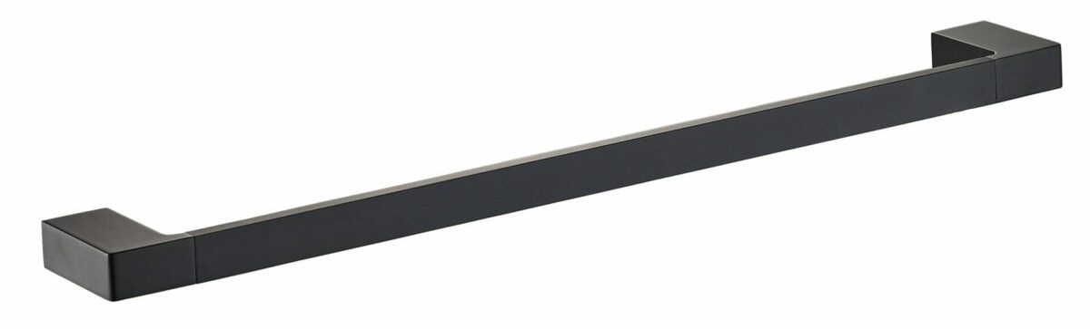 Ceram Single Towel Rail 800 mm - Matt Black | 55601-800-MB