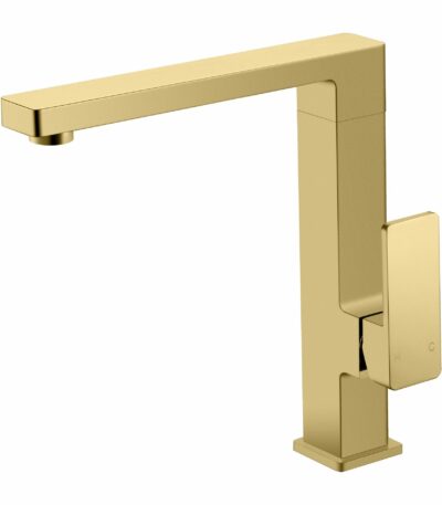 Ceram Sink Mixer - Brushed Gold | HYB636-102BG