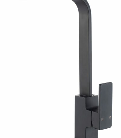 Ceram Sink Mixer - Matt Black | HYB636-101MB