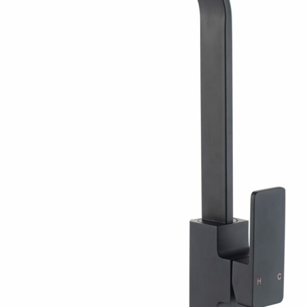 Ceram Sink Mixer - Matt Black | HYB636-101MB