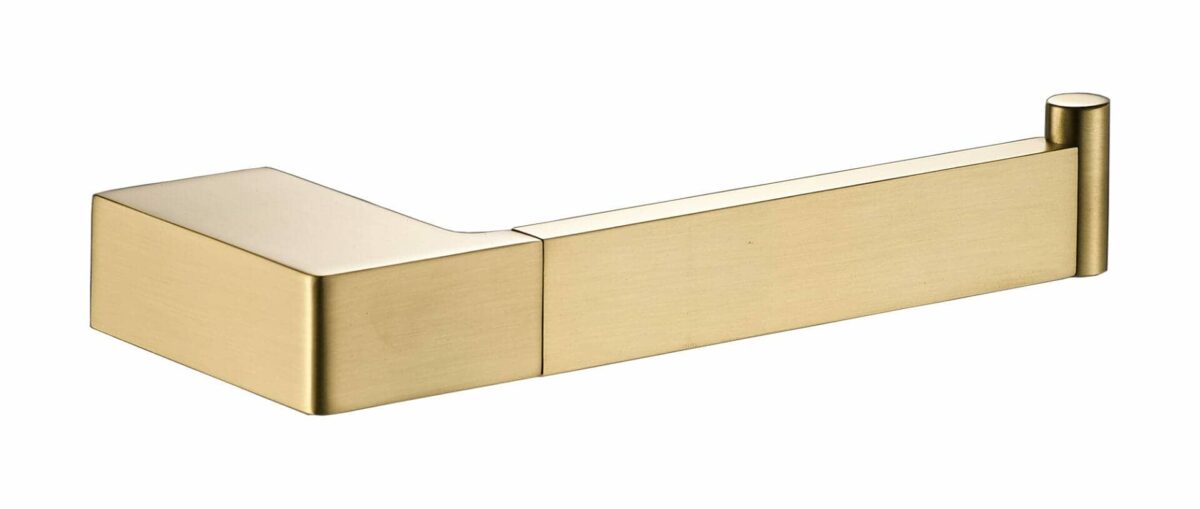 Ceram Toilet Roll Holder - Brushed Gold | 55604-BG