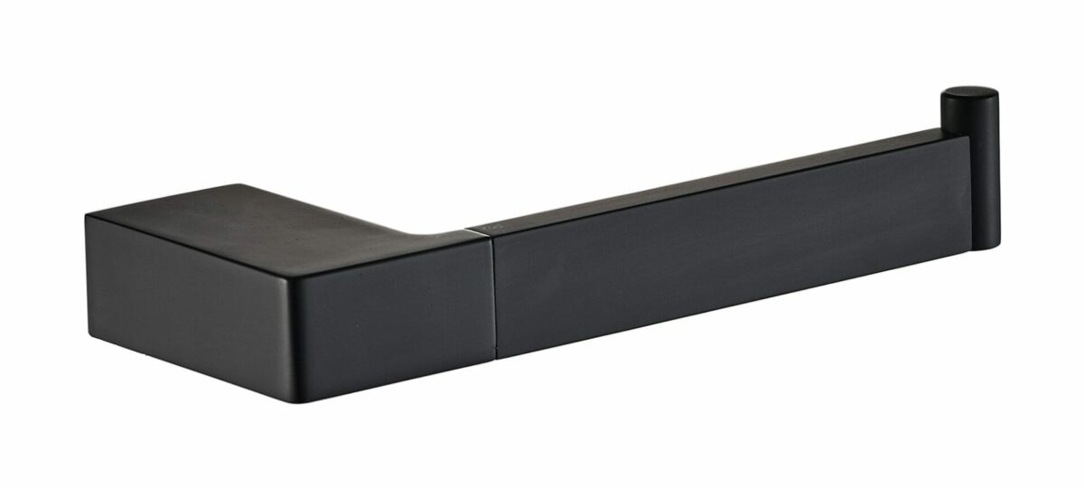 Ceram Toilet Roll Holder - Matt Black | 55604-MB
