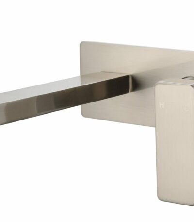 Ceram Wall Basin Mixer - Brushed Nickel | HYB636-601BN