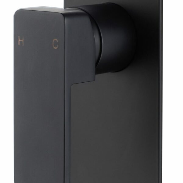 Ceram Wall Mixer - Matt Black | HYB636-301MB