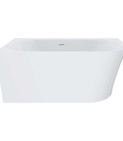 Chloe Right-Hand Acrylic Corner Bath with Overflow, 1400mm