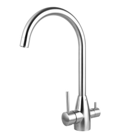 Chrome 3 Way Pure Drinking Water Hot & Cold Swivel Spout Kitchen Mixer | CH1041.KM