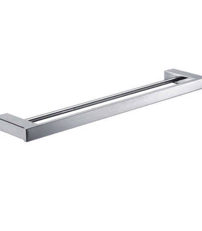 Chrome Double Towel Rail 600mm