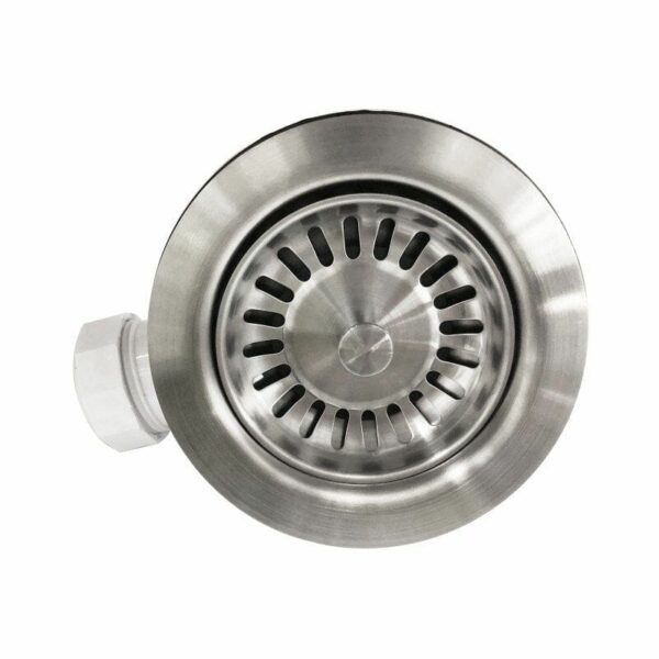 Chrome Kitchen Sink Waste with Overflow | TWMOO