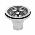 Chrome Kitchen Sink Waste without Overflow | TWMO