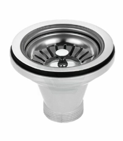 Chrome Kitchen Sink Waste without Overflow | TWMO